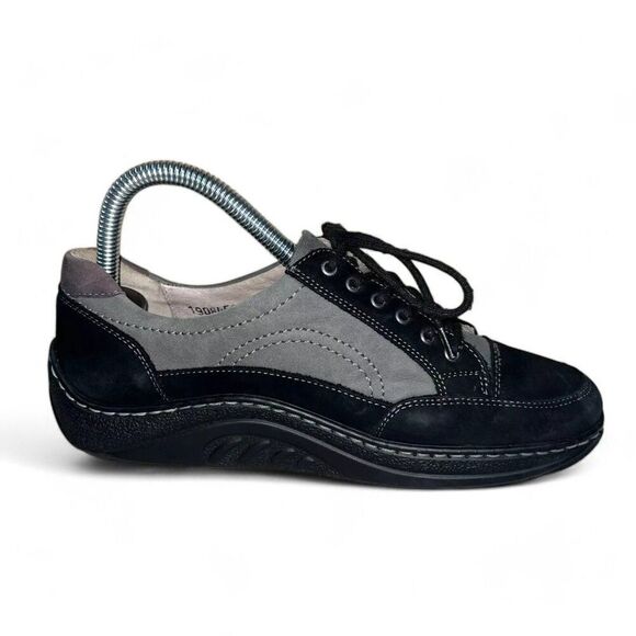 Waldlaufer Dynamic Nubuck Shoes Black / Grey 19084510 08 Women's 6 - Picture 6 of 10